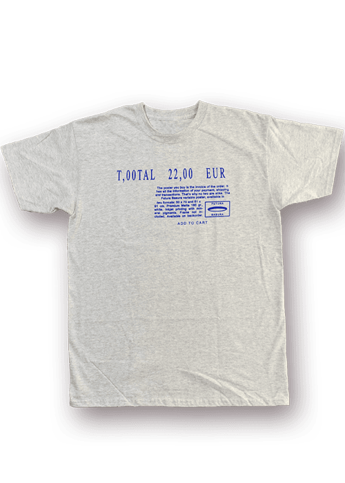 T-Shirt Grey T,00TAL