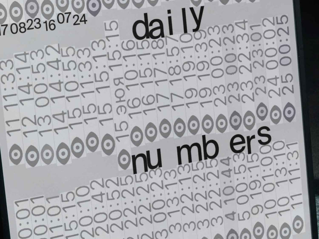 Daily Numbers