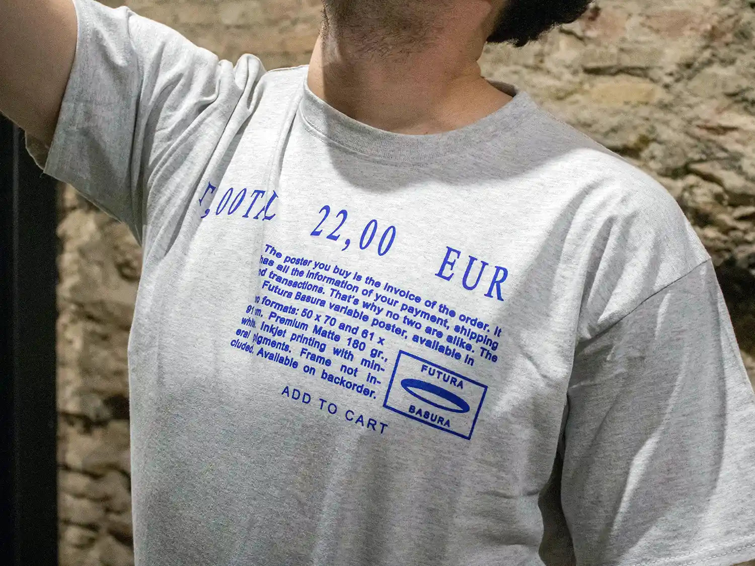 T-Shirt Grey T,00TAL